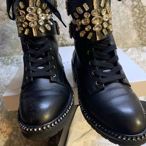 Kurt Greiger Crystal Embellished Boots